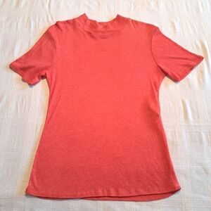 Zara women's XL Orange short sleeved knit shirt, new, no swing tag